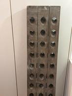 Origineel houten wijnrek (champagne) voor 30 flessen, Gebruikt, Ophalen of Verzenden, 25 flessen of meer, 75 cm of meer