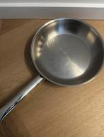 Demeyere rvs pan 28 cm, Huis en Inrichting, Keuken | Potten en Pannen, Ophalen, Gebruikt, Rvs, Koekenpan of Braadpan