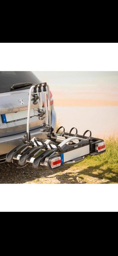 Thule fietsendrager voor 3 fietsen te huur, Auto diversen, Fietsendragers, Gebruikt, Trekhaakdrager, 3 fietsen of meer, Elektrische fiets