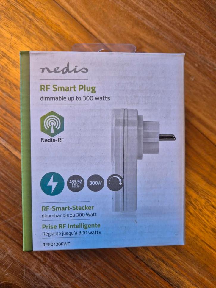 Nedis RF Smart Plug - Dimbaar tot 300 Watt, Computers en Software, Powerlines, Nieuw, Ophalen of Verzenden