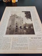 Artikel over het Muiderslot 1916, Ophalen of Verzenden, Voor 1920, Knipsel(s)