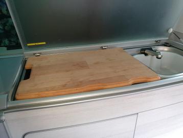 Houten SNIJPLANK passend op kookplaat VW California T5/6/6.1 beschikbaar voor biedingen