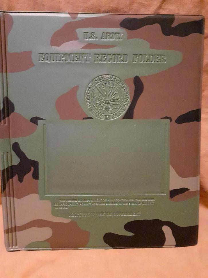 Map US Army, Verzamelen, Militaria | Algemeen, Landmacht, Overige typen, Amerika, Ophalen of Verzenden