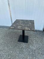 2 stuks marmerlook horeca restaurant tafels 70x70 cm, Ophalen