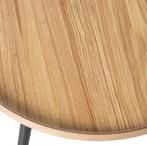 WOOOD Mesa Bijzettafel H 45 x Ø 45 Naturel | Van €50, nu, Huis en Inrichting, Tafels | Bijzettafels, Minder dan 45 cm, Minder dan 55 cm