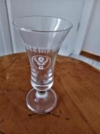 2 vintage jagermeister shotglaasjes met hubertus logo, Verzamelen, Glas en Borrelglaasjes, Ophalen of Verzenden, Zo goed als nieuw