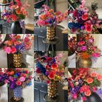 💕Grote Collectie Luxe Zijden bloemen Compleet in vaas Zijde, Ophalen of Verzenden, Nieuw
