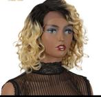 Pruik echt haar ombre kleur blond en donker sale, Sieraden, Tassen en Uiterlijk, Ophalen of Verzenden, Nieuw, Pruik of Haarverlenging