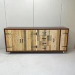 Up-cycle sloophout dressoir circulair industrieel opbergkast, Ophalen, Gebruikt, Industrieel landelijk, Onbekend