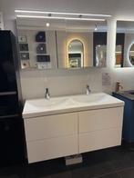 Primabad wastafelmeubel + spiegelkast120cm wit, Doe-het-zelf en Verbouw, Sanitair, Ophalen, Nieuw, Wastafel
