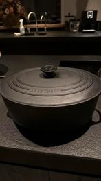 Le cruiset ovale pan 33 cm 7,5 liter, Huis en Inrichting, Ophalen of Verzenden, Zo goed als nieuw, Gietijzer, Koekenpan of Braadpan