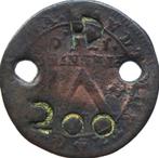 Bentheim-Tecklenburg-Rheda 6 pfennige 1760 (curieus!), Postzegels en Munten, Ophalen of Verzenden, Duitsland, Losse munt