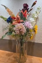 Groot luxe zijden kunstbloemen boeket, Ophalen of Verzenden, Zo goed als nieuw