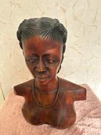 Buste van een Afrikaanse vrouw, Antiek en Kunst, Ophalen of Verzenden