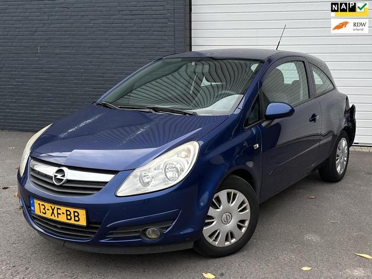 Opel Corsa 1.2-16V Enjoy AIRCO/LAGEKM/LEDER/SCHADE!, Auto's, Opel, Bedrijf, Te koop, Corsa, ABS, Airbags, Airconditioning, Centrale vergrendeling