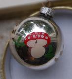 Oude kerstbal met paddestoel, Diversen, Kerst, Ophalen of Verzenden, Gebruikt
