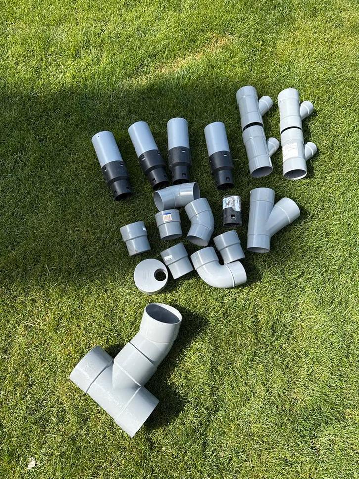 PVC Afvoer & Drainage Aansluitingen - Nieuw, Doe-het-zelf en Verbouw, Buizen en Afvoer, Nieuw, Afvoer, Pvc, Minder dan 2 meter