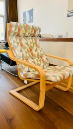 POÄNG Fauteuil, berkenfineer stoel, Huis en Inrichting, Fauteuils, Ophalen, Zo goed als nieuw