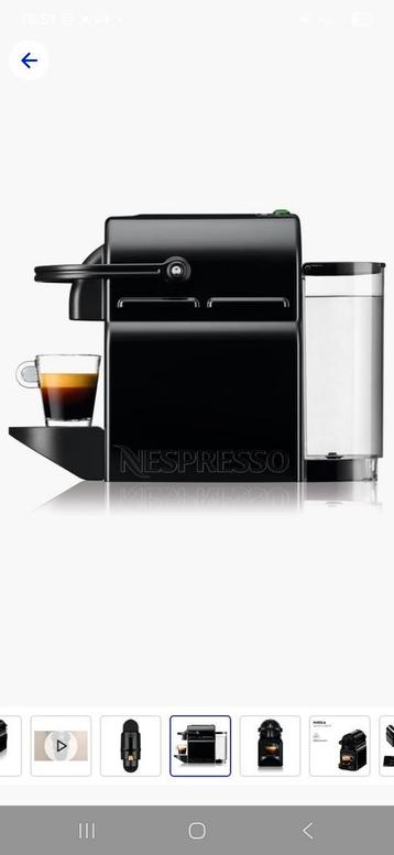 Nespresso koffiemachine beschikbaar voor biedingen