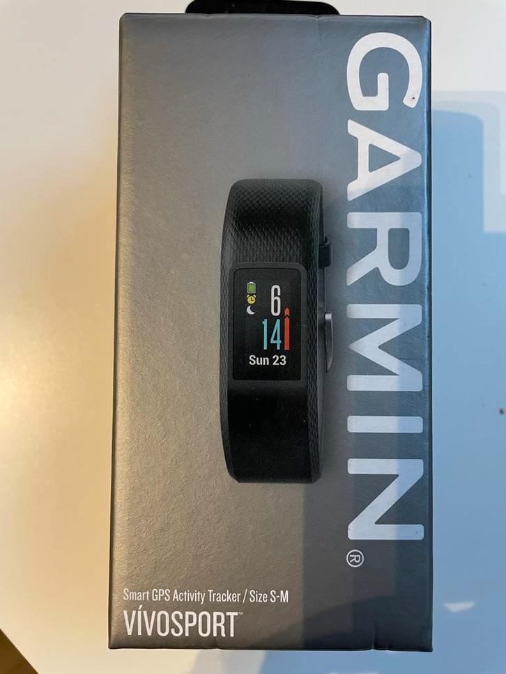 Nieuwe Garmin Vivosport Activity Tracker - Zwart, Sieraden, Tassen en Uiterlijk, Activity trackers, Nieuw, Android, Zwart, Ophalen of Verzenden