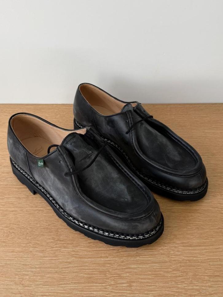 Paraboot Michael - Zwart - Maat 45 (Nieuw), Kleding | Heren, Schoenen, Nieuw, Veterschoenen, Zwart, Ophalen of Verzenden