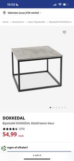 Salontafel betonlook, Huis en Inrichting, Tafels | Salontafels, Ophalen, 100 tot 150 cm, 50 tot 100 cm, Minder dan 50 cm