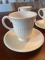Tk Edme mokka kopjes en schoteltjes, Ophalen of Verzenden, Zo goed als nieuw, Wedgwood, Kop(pen) en/of Schotel(s)