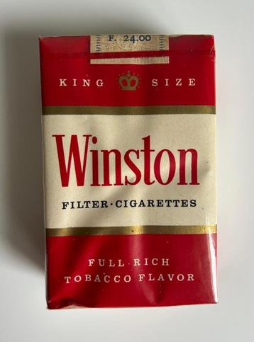 oud sigaretten pakje Winston beschikbaar voor biedingen