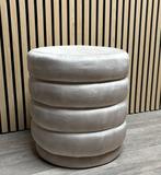 Ronde Poef. 45x45x40, LaVe Outlet, Minder dan 50 cm, Rond, Nieuw