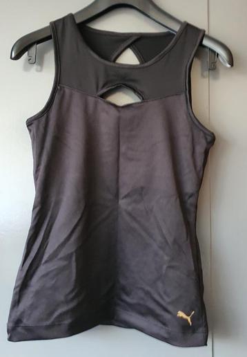 PUMA sporttop – maat M – ademend & stijlvol zwart beschikbaar voor biedingen
