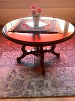 BIEDERMEIJER SALONTAFEL, KERSENHOUT. MOOIE STAAT., Ophalen, 50 tot 75 cm, Rond, 50 tot 100 cm