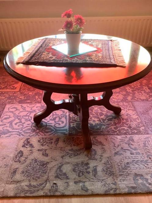 BIEDERMEIJER SALONTAFEL, KERSENHOUT. MOOIE STAAT., Huis en Inrichting, Tafels | Salontafels, Zo goed als nieuw, 50 tot 75 cm, 50 tot 100 cm