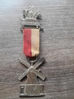 Schaatsmedaille Zaanse Molentocht 14-1-'40 en 28-1-1940, Postzegels en Munten, Ophalen of Verzenden, Overige materialen, Nederland