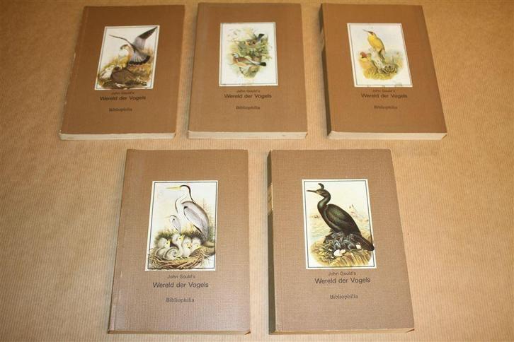 John Gould's Wereld der Vogels - 5 delen !!, Boeken, Dieren en Huisdieren, Gelezen, Vogels, Ophalen of Verzenden