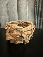bloempot van hout, Ophalen of Verzenden, Zo goed als nieuw, Rond, Minder dan 25 cm