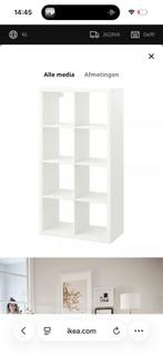 Ikea Kallax kast 1x4 en 1x8, Ophalen, Met plank(en), Kunststof, Gebruikt