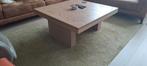 Salontafel eiken fineer met een lade, Huis en Inrichting, Tafels | Salontafels, Ophalen, Gebruikt, 50 tot 100 cm, Minder dan 50 cm
