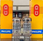 ECC83 Philips Miniwatt matched pair 12AX7 CV492, Ophalen of Verzenden