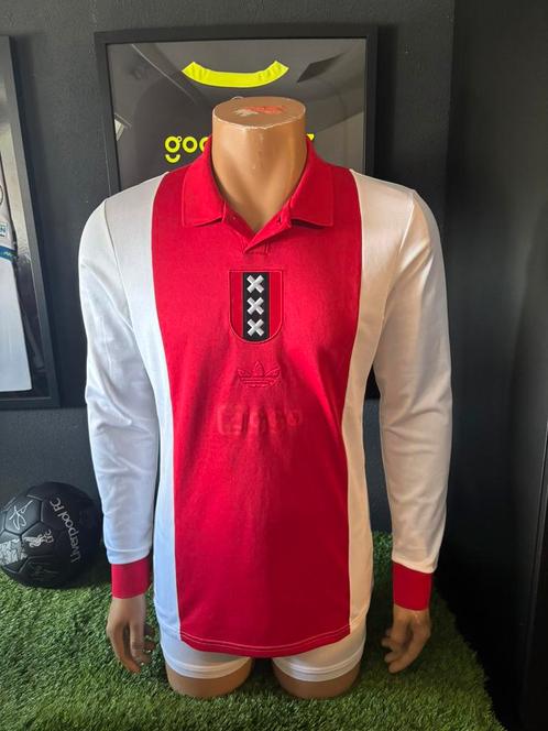 Ajax 125 jarig jubileum shirt 2024/2025, Sport en Fitness, Voetbal, Zo goed als nieuw, Shirt, Maat M, Ophalen of Verzenden