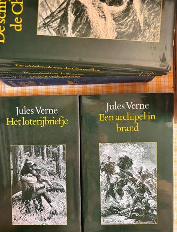 Jules Verne 22 gebonden groene boeken  (nieuw) beschikbaar voor biedingen