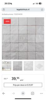 Tegels ter overname, Doe-het-zelf en Verbouw, Ophalen, Minder dan 20 cm, Zo goed als nieuw, Minder dan 5 m²