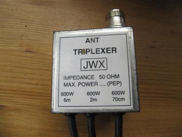 JWX triplexer 6-2-70cm beschikbaar voor biedingen