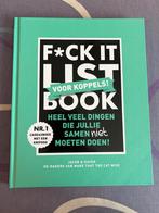 F*ck it List Book voor Koppels, Ophalen of Verzenden, Nieuw, Anekdotes en Observaties