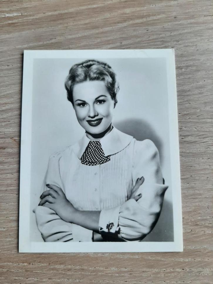 oude kleine filmsterren kaart Virginia Mayo, Warner Bros j50, Verzamelen, Ansichtkaarten | Themakaarten, Ongelopen, 1940 tot 1960