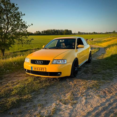 Audi S3 1.8 154KW Quattro Turbo 2000 Imola Yellow, Auto's, Audi, Particulier, S3, ABS, Airbags, Airconditioning, Alarm, Bluetooth
