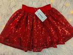 Rode pailletten rok, Meisje, Nieuw, Ophalen of Verzenden, Jurk of Rok