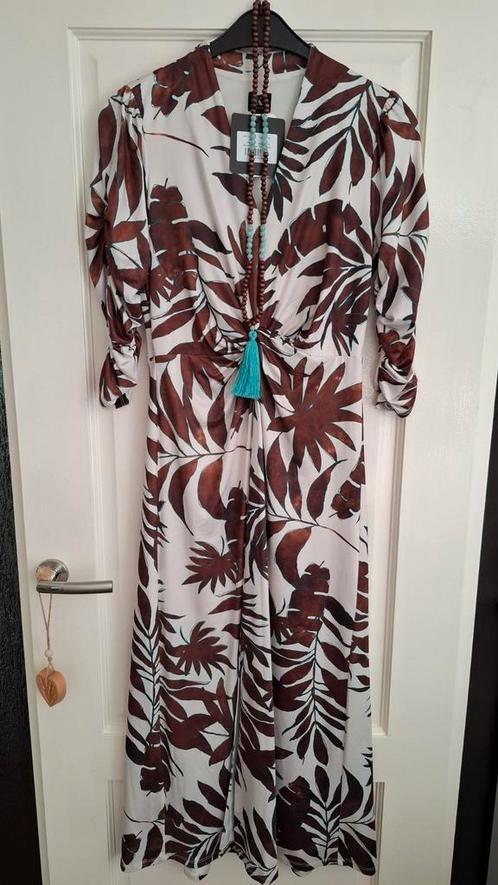 Nieuwe práchtige maxi jurk van K-design, maat S, Kleding | Dames, Jurken, Nieuw, Maat 38/40 (M), Groen, Onder de knie, Ophalen of Verzenden