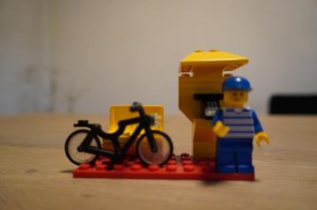 lego 6613 Telefooncel met fiets. beschikbaar voor biedingen