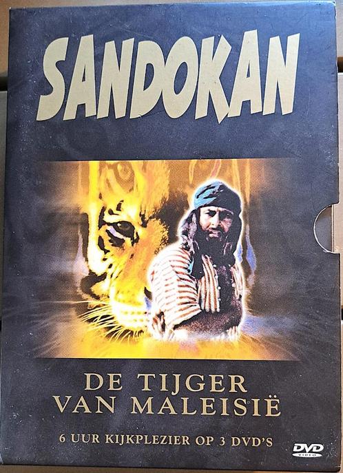 Sandokan - Trilogie Box	dvds zijn krasvrij, Cd's en Dvd's, Dvd's | Avontuur, Zo goed als nieuw, Boxset, Alle leeftijden, Ophalen of Verzenden