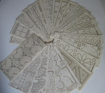 Borduur stickers 27 stuks beschikbaar voor biedingen